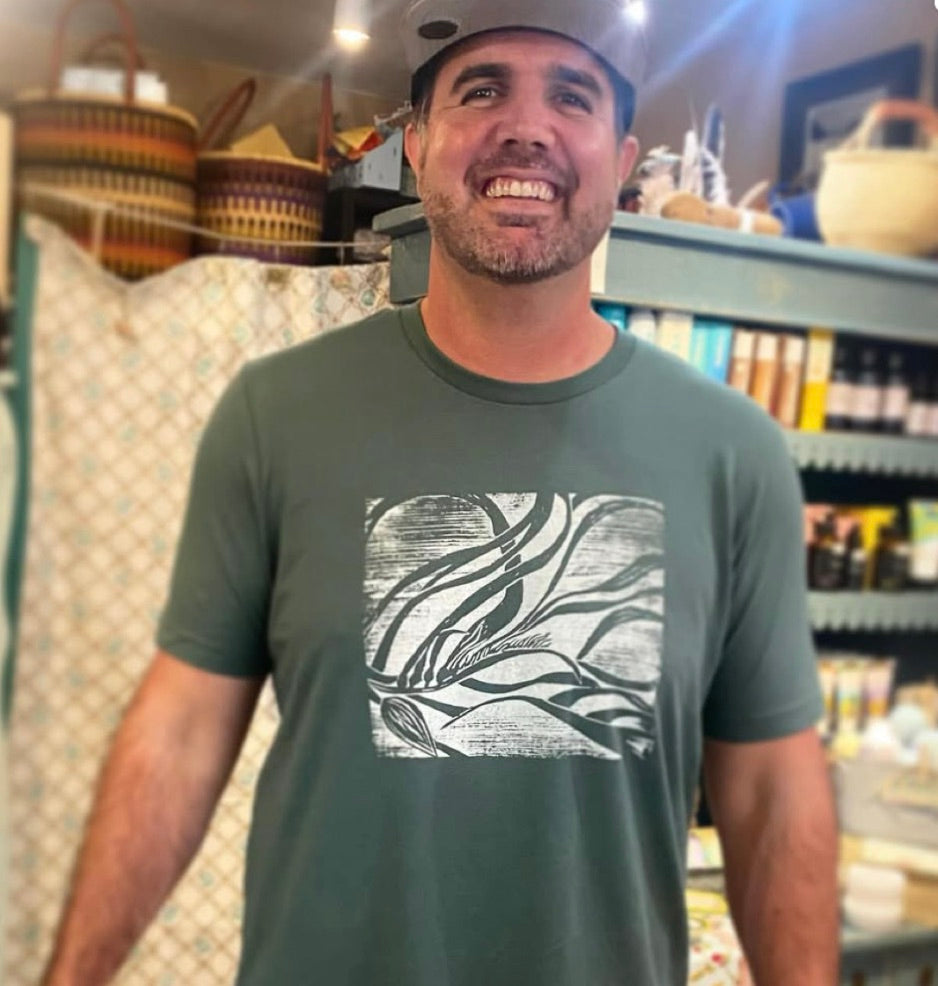 WOODCUT KELP PACIFICA UNISEX TEE