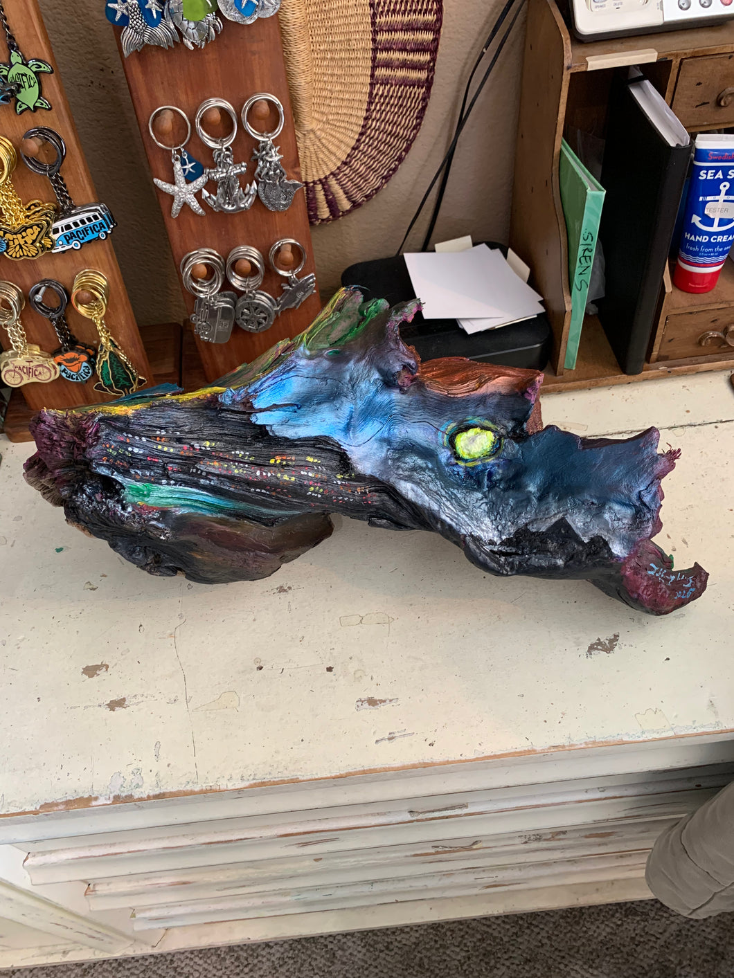 PEDRO POINT DRIFTWOOD PAINTING