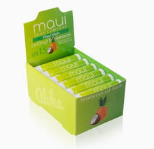 Load image into Gallery viewer, PINA COLADA BEESWAX &amp; COCONUT OIL LIP BALM - SPF 15
