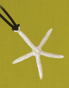 LARGE STARFISH SUEDE NECKLACE
