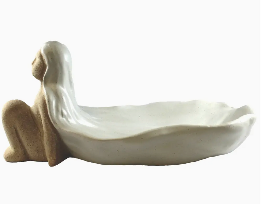 LADY OF THE SUN CERAMIC DISH