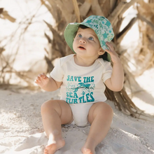 Load image into Gallery viewer, TURTLES BABY BUCKET HAT
