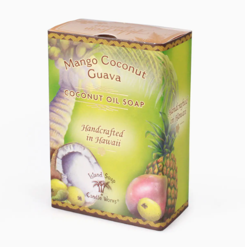 MANGO COCONUT GUAVA COCONUT OIL BAR SOAP 2OZ