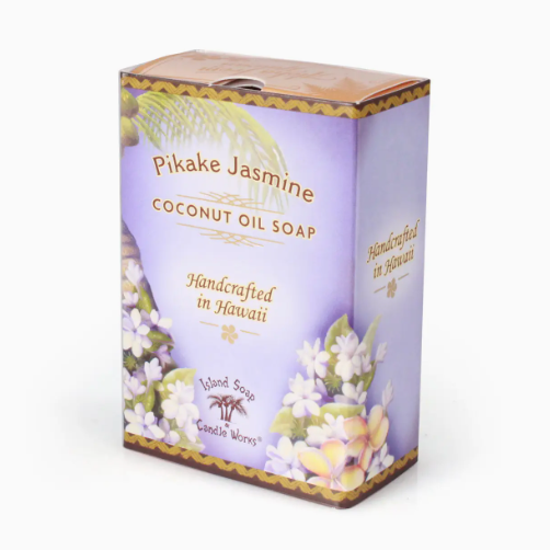PIKAKE JASMINE COCONUT OIL BAR SOAP 2OZ