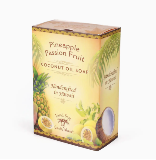 PINEAPPLE PASSION FRUIT COCONUT OIL BAR SOAP 2OZ