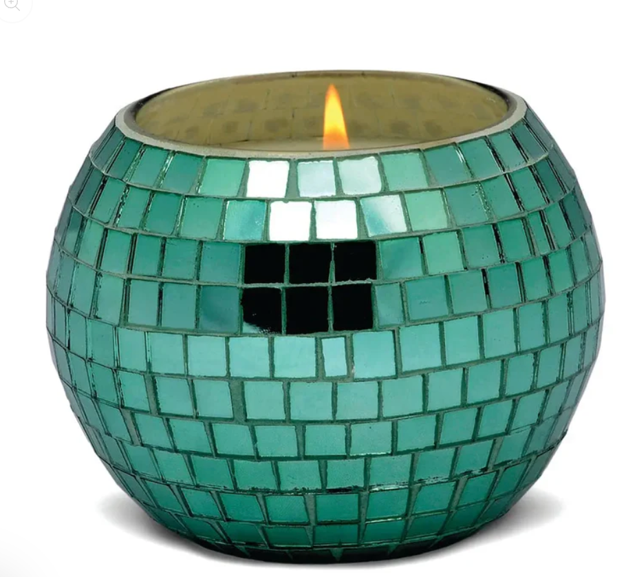 TABAC & PINE DISCO BALL CANDLE 10OZ