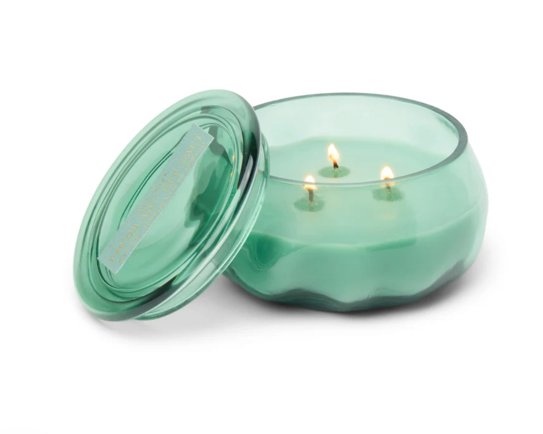FRESH AIR & SEA SALT 10OZ TEAL CANDLE