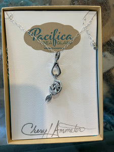 PACIFICA SEA GLASS, STERLING CHARMS & CHAIN