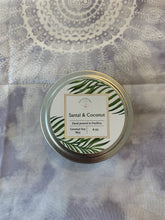 Load image into Gallery viewer, 5 OZ TIN COCONUT SOY WAX CANDLE
