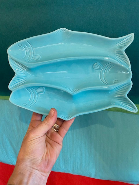 SARDINE TRIO AQUA PLATE