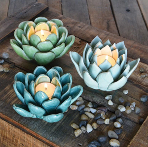 SUCCULENT TEA LIGHT HOLDER
