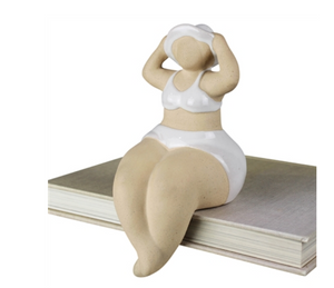 SUN BATHING BEAUTY SHELF SITTER