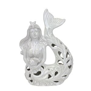 CERAMIC MERMAID LED NIGHT LIGHT